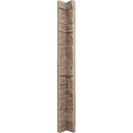Ekena Millwork Universal Inside Corner for StoneWall Faux Stone Siding Panels PNUIC03X48VS